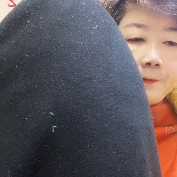 三醋酯纤维黑色幕斯羊绒2米