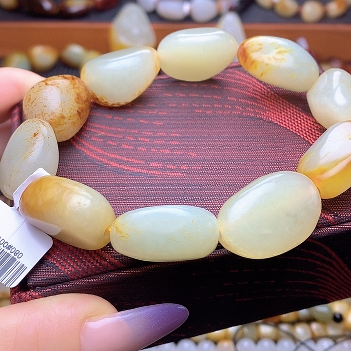 手链未镶嵌和田玉拼***6