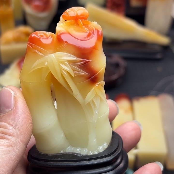 晨***风寿山石寿山芙蓉石