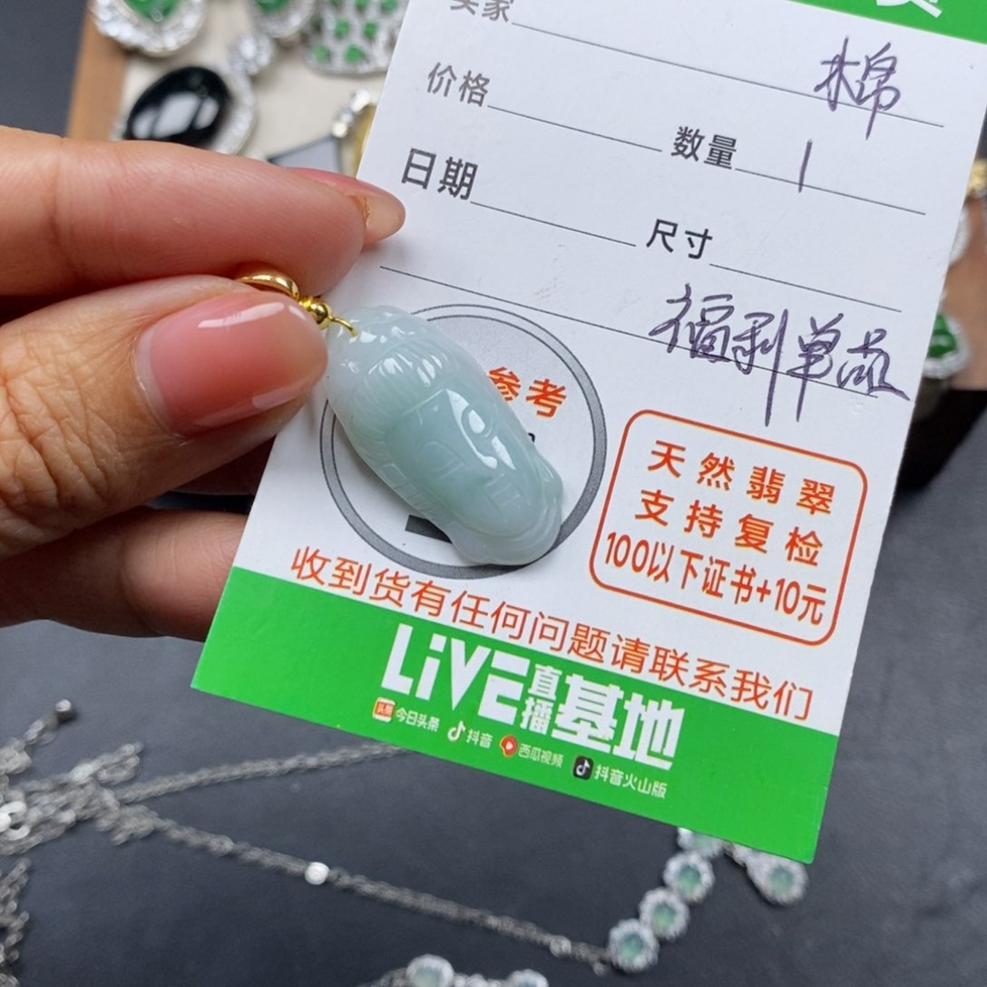 翡翠颈饰未镶嵌翡翠