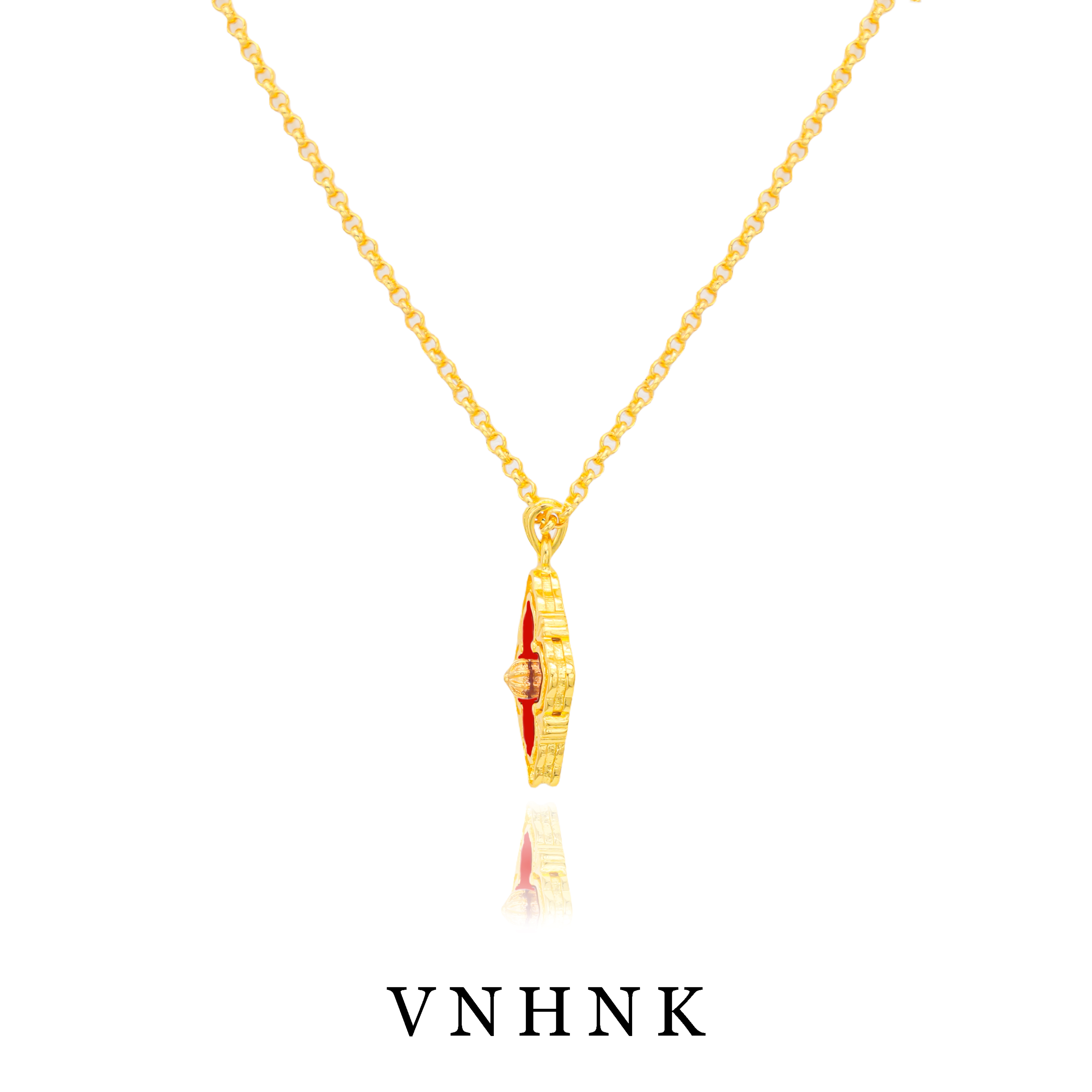 铜合金项链 美可儿   M253   金色(44cm)时尚气质项链