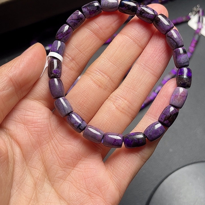 苏纪石（舒俱来）足铂镶嵌手链