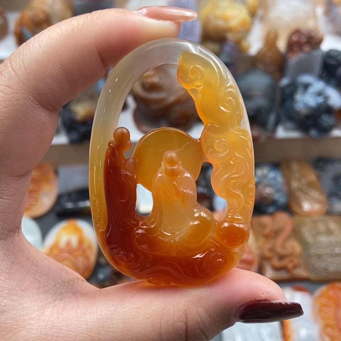 玛瑙/玉髓项链未镶嵌