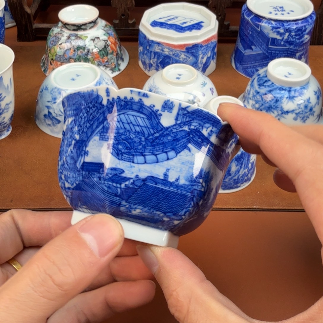 ****蓝景德镇茶器精品放漏