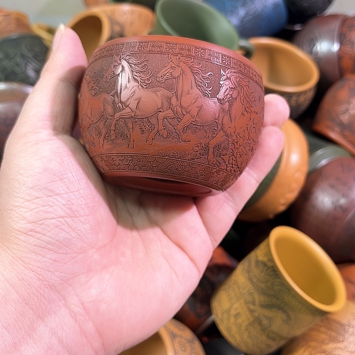 茶杯紫砂全手工紫砂主人杯