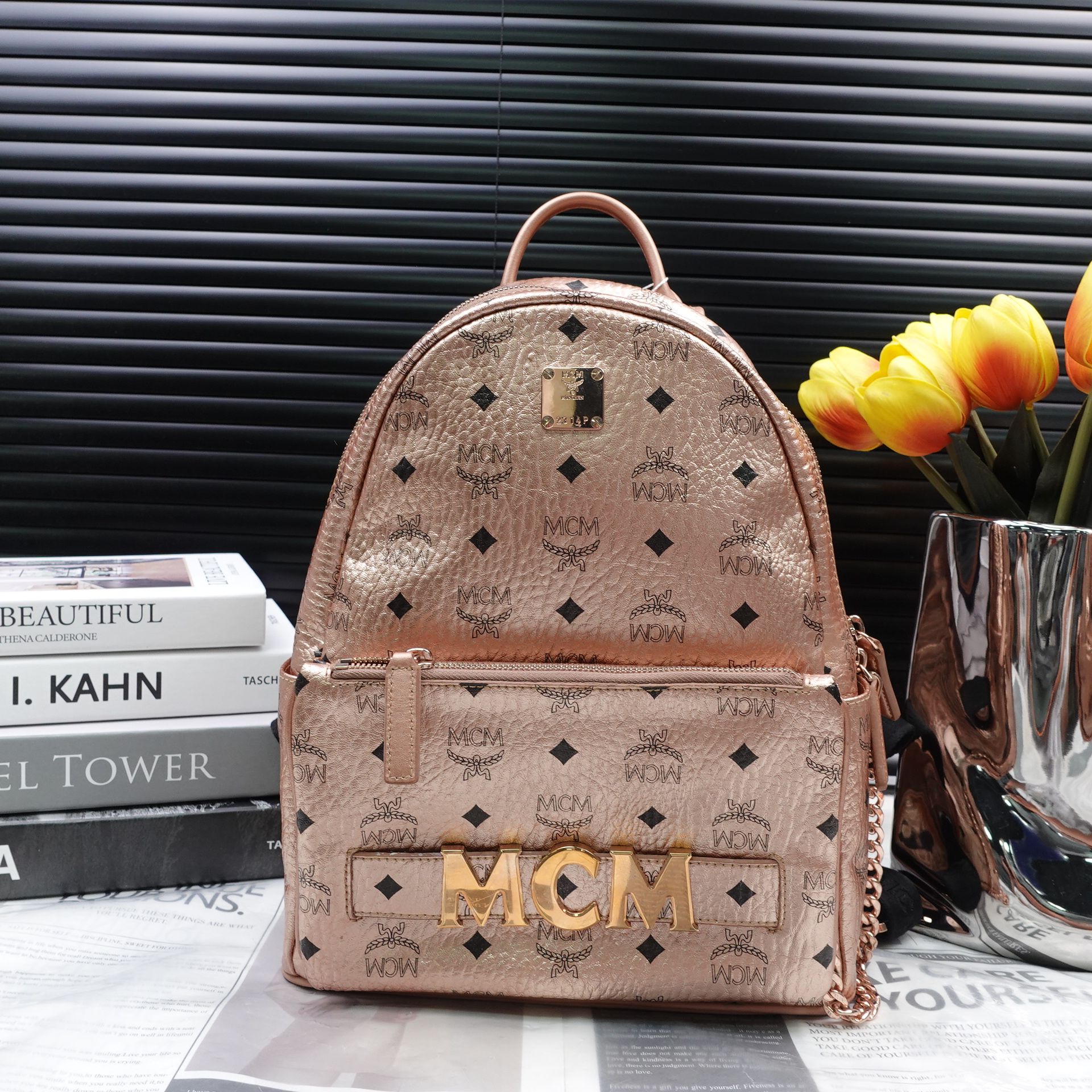 95新 MCM 双肩包/T10263246