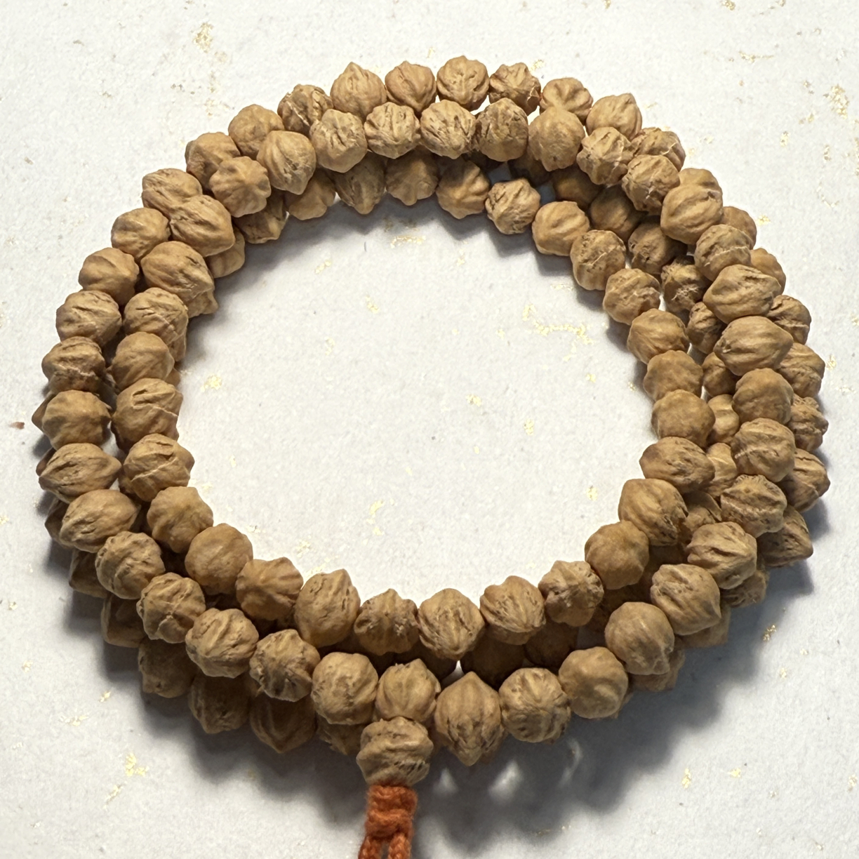摩岩出品【净】系列粉皮纯原桩横打百香籽