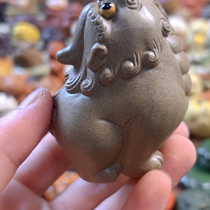 紫砂茶宠用****9紫砂茶宠朝天貔貅