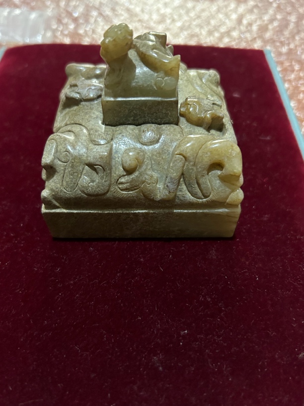 印章，和玉白田，古风淳朴，沁色自然
