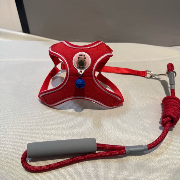 【诚信专属】狗狗牵引绳背心式泰迪比熊博美结实耐用防污面料