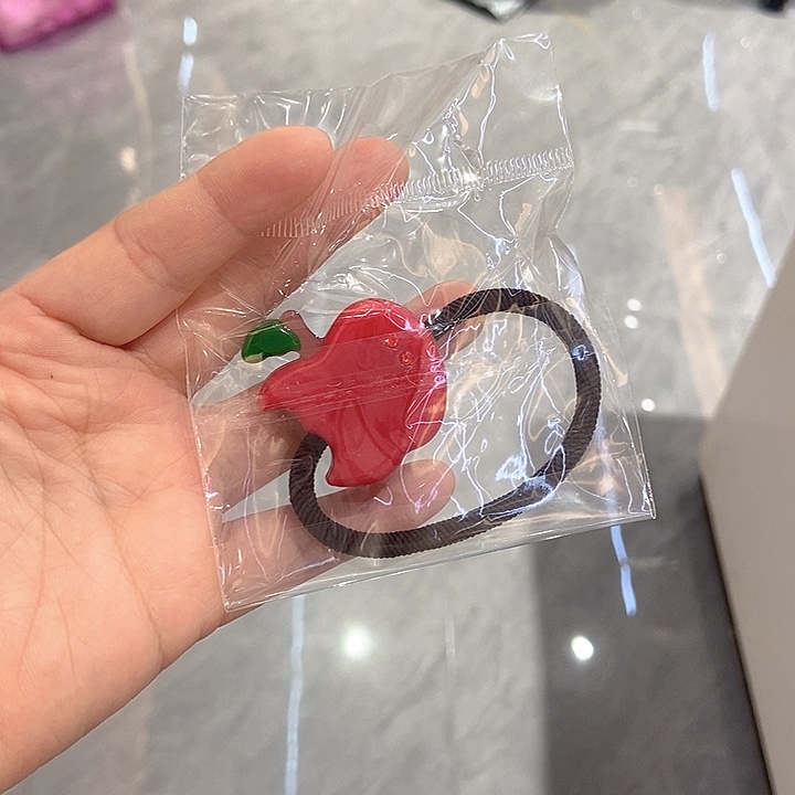 布艺铁合金苹果头绳