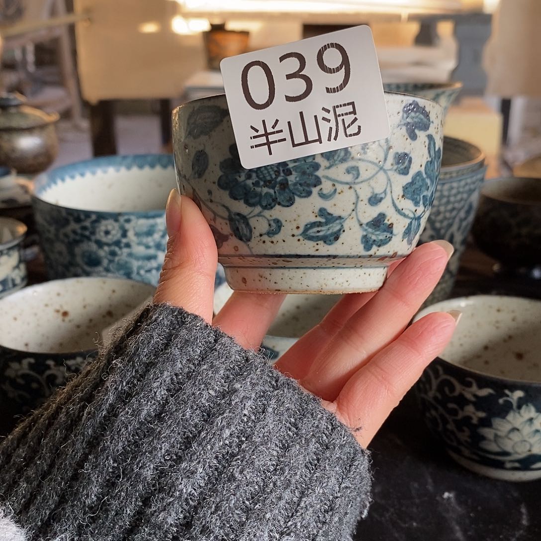 陶手工手绘青花高温陶瓷