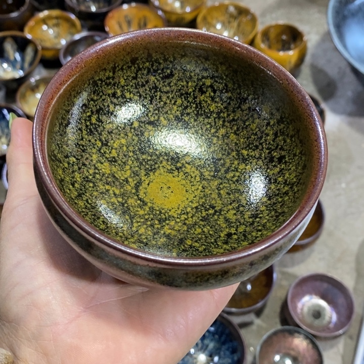 茶盏建阳建盏微瑕大口将军