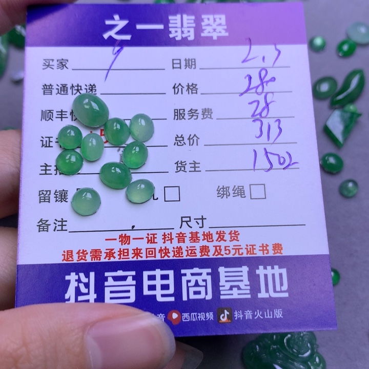 翡翠颈饰未镶嵌广****y