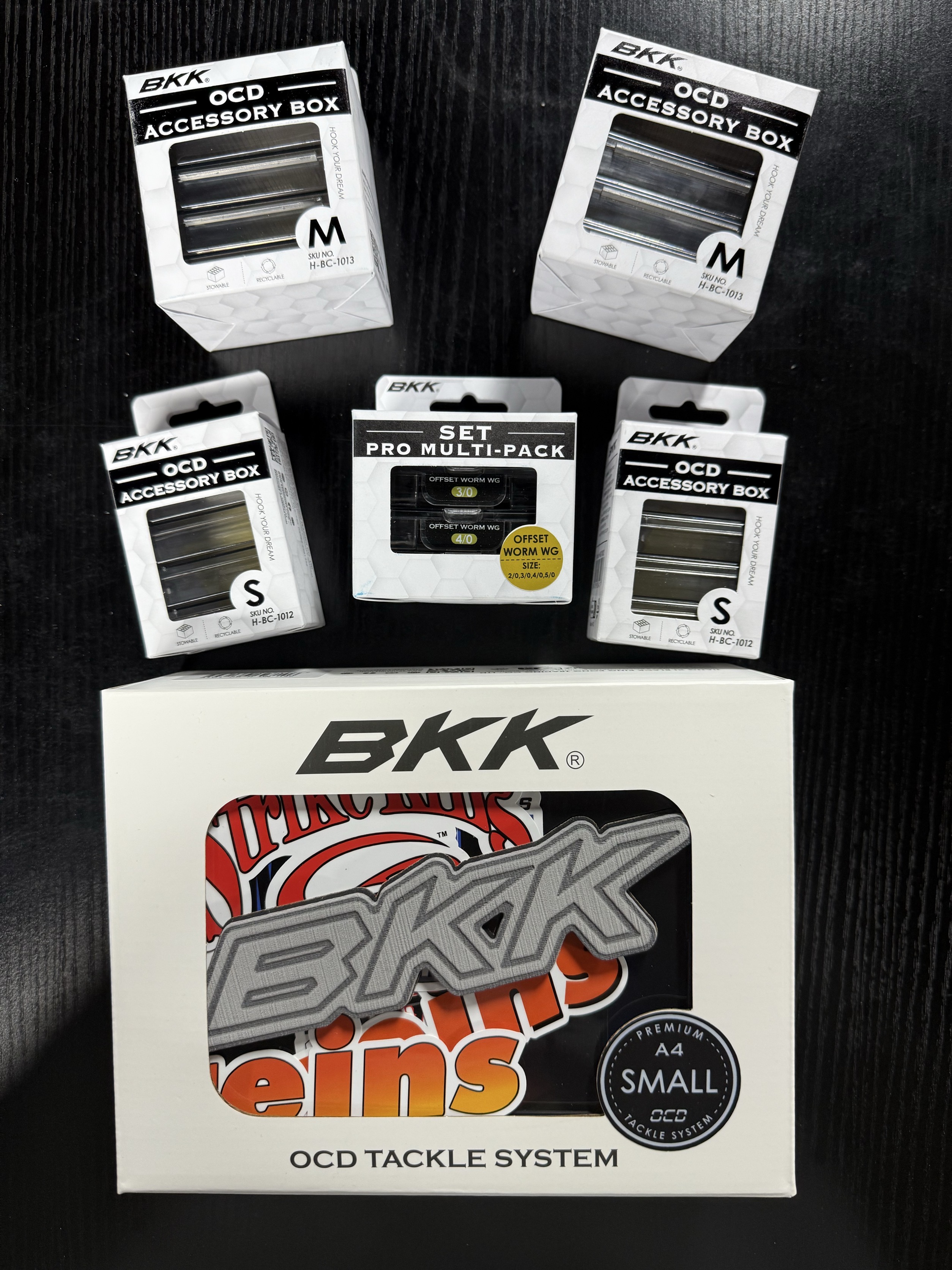 美版BKK OCD收纳系统 小盒  组合装 路亚鱼钩渔具收纳系统