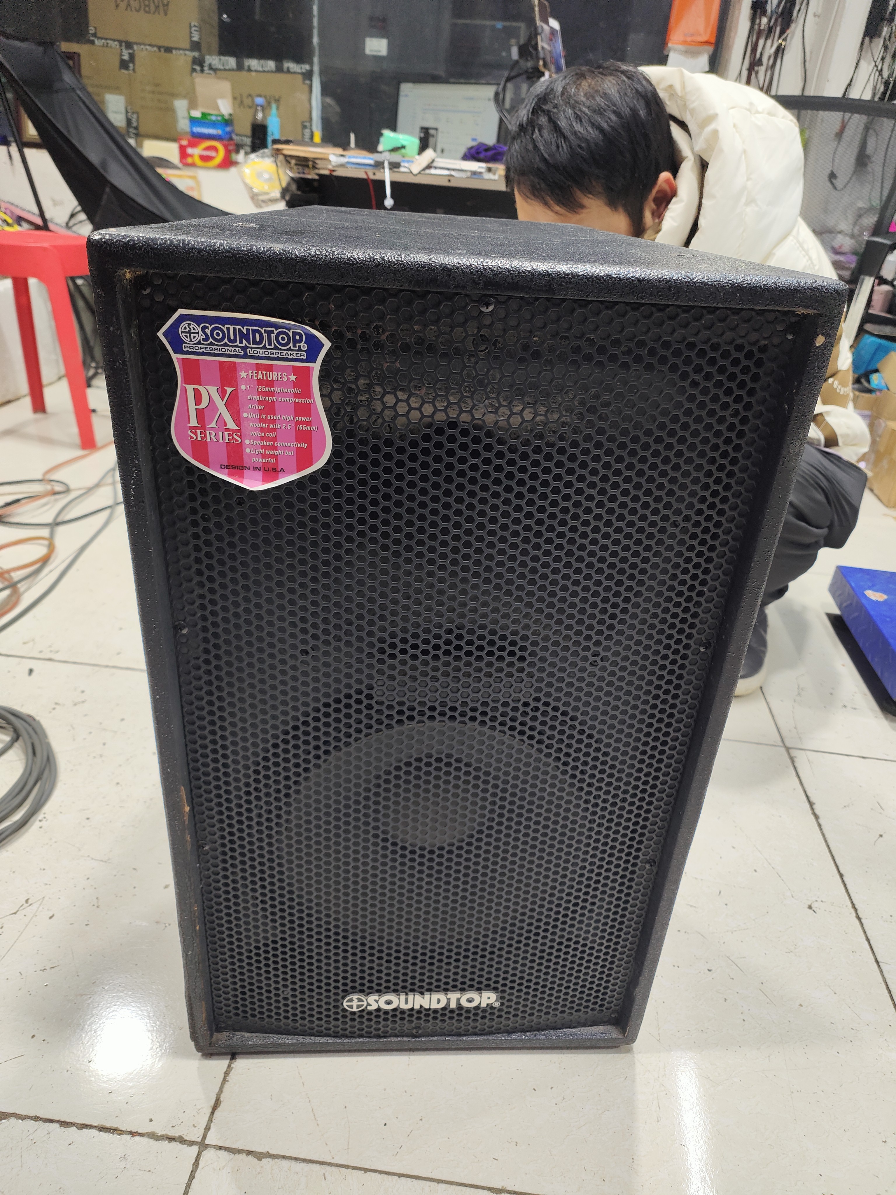 9新  二手SOUNDTOP十二寸专业箱一个（出声，需换接线口，不带线材）