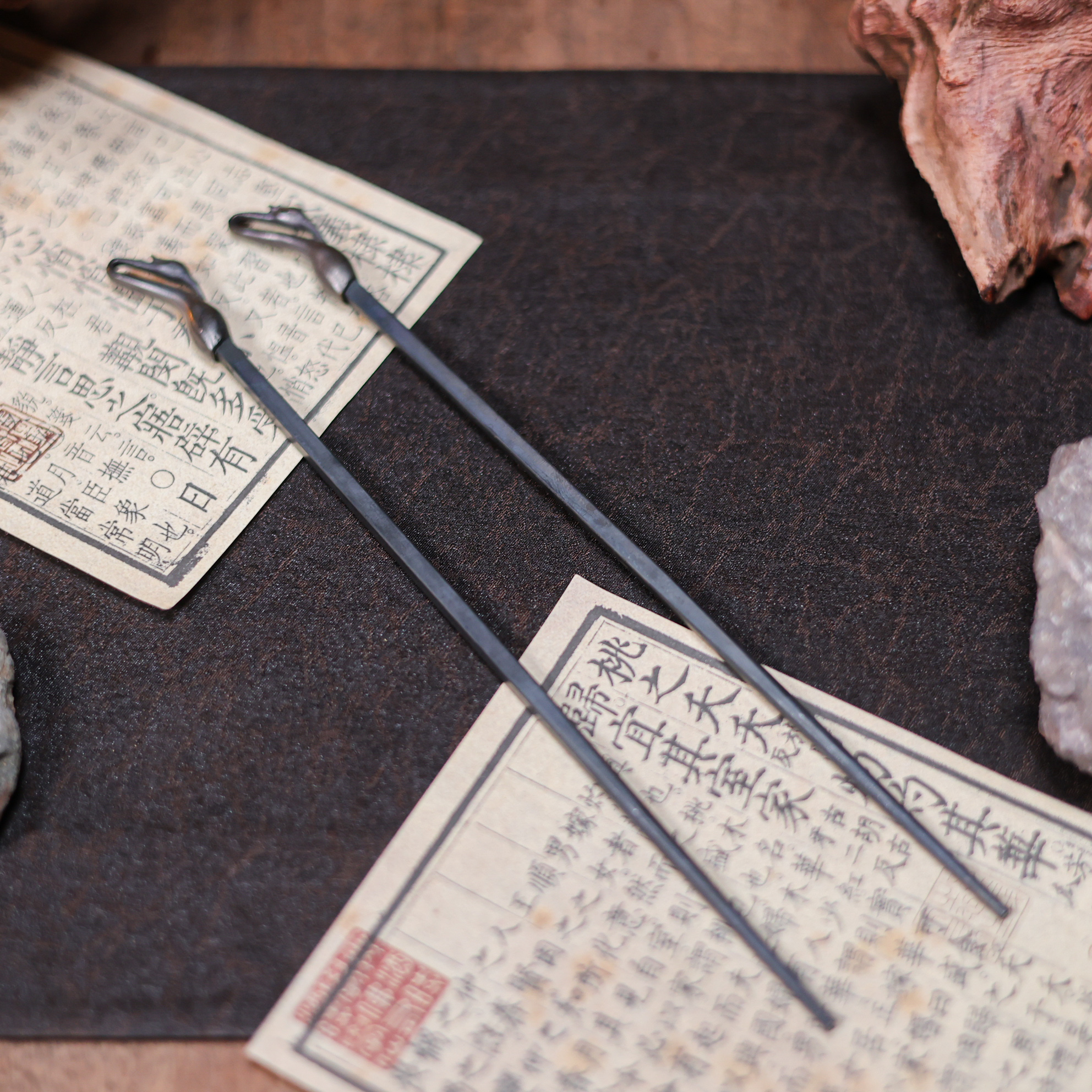 【福器】碳筷子茶道配件（藏王0378）