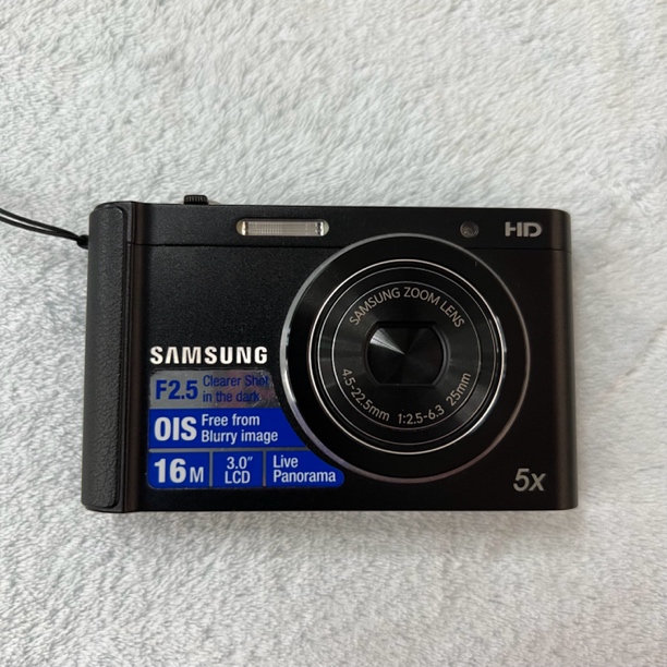 95新 Samsung/三星 ST88黑色1610万像素5倍光学变焦全景+智能拍摄