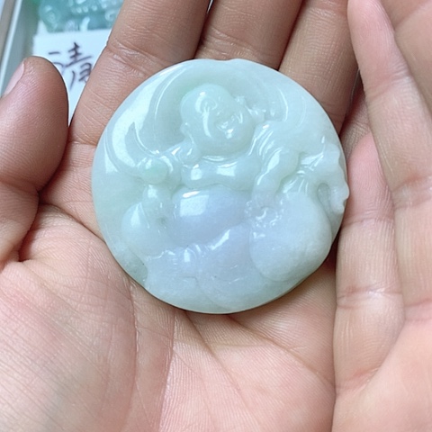 翡翠颈饰未镶嵌天然缅甸翡翠a货