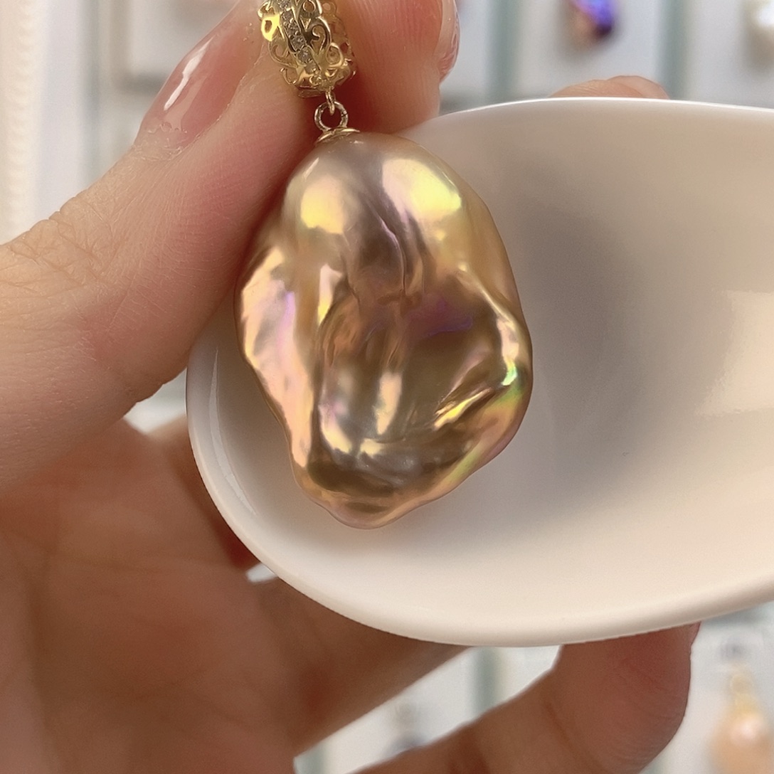 淡水珍珠颈饰合金丁***丁