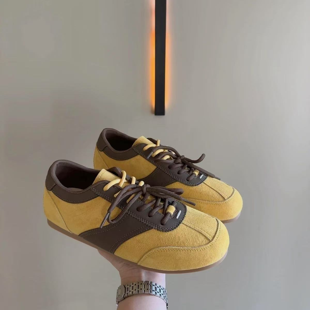 【888】516/795-63/136-18 复古美式双色德训鞋百搭阿甘鞋