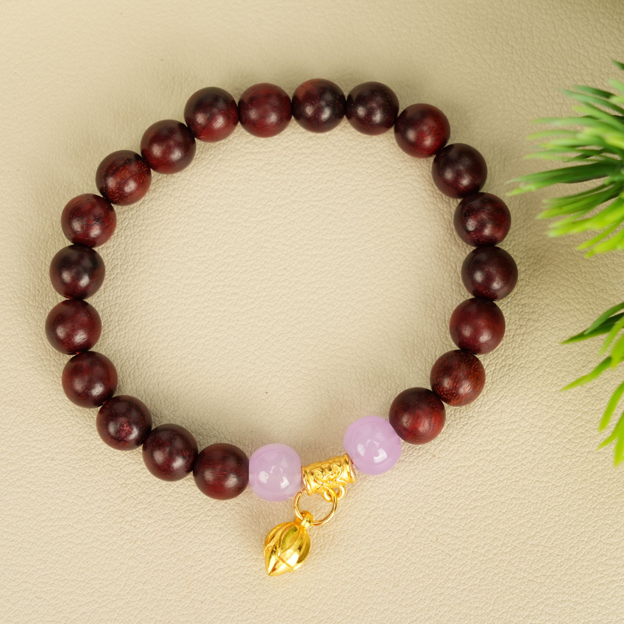 【红木甲】彩珠手串2- A250306-3