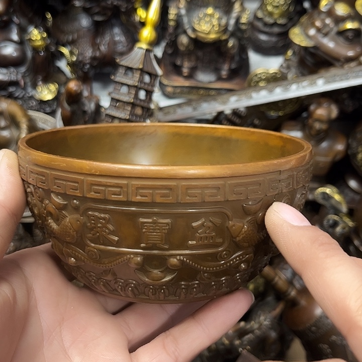顺顺利利，铜器摆件