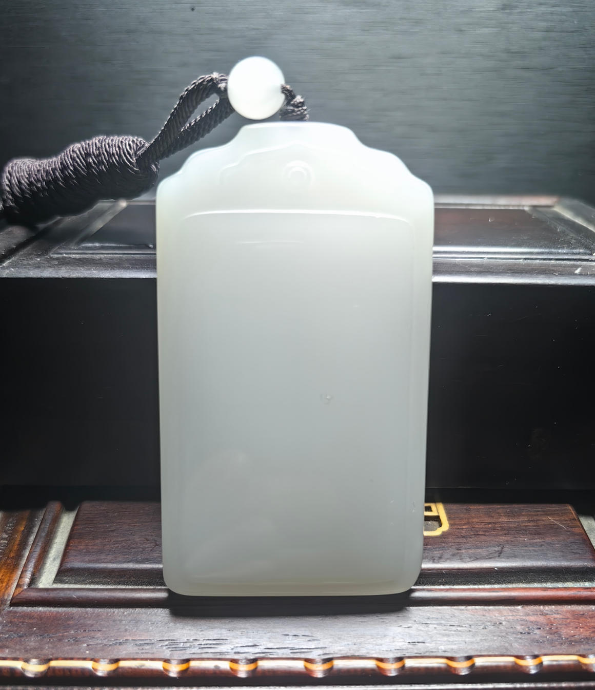 和田玉平安无事牌