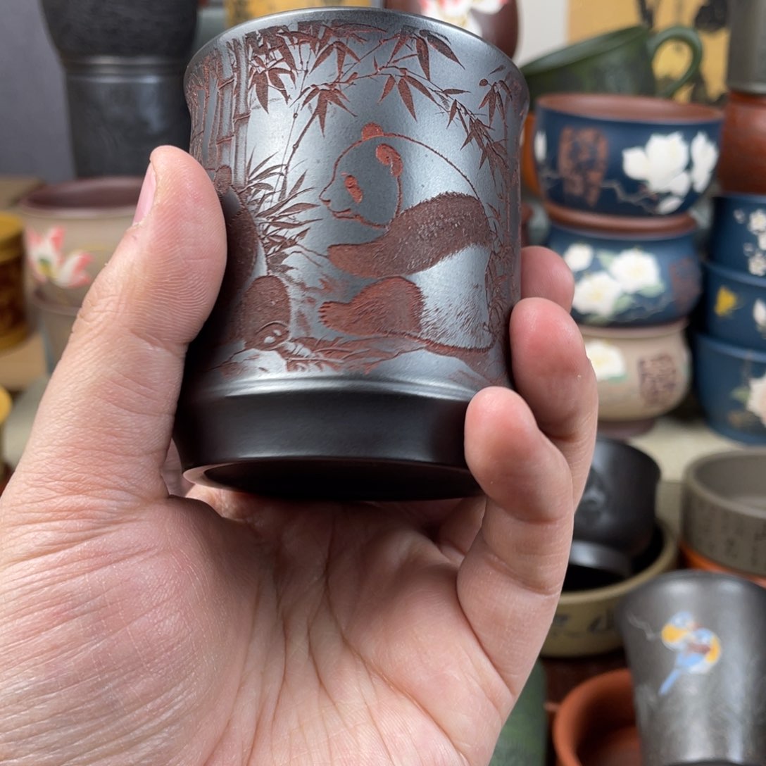 紫砂茶杯紫砂茶杯