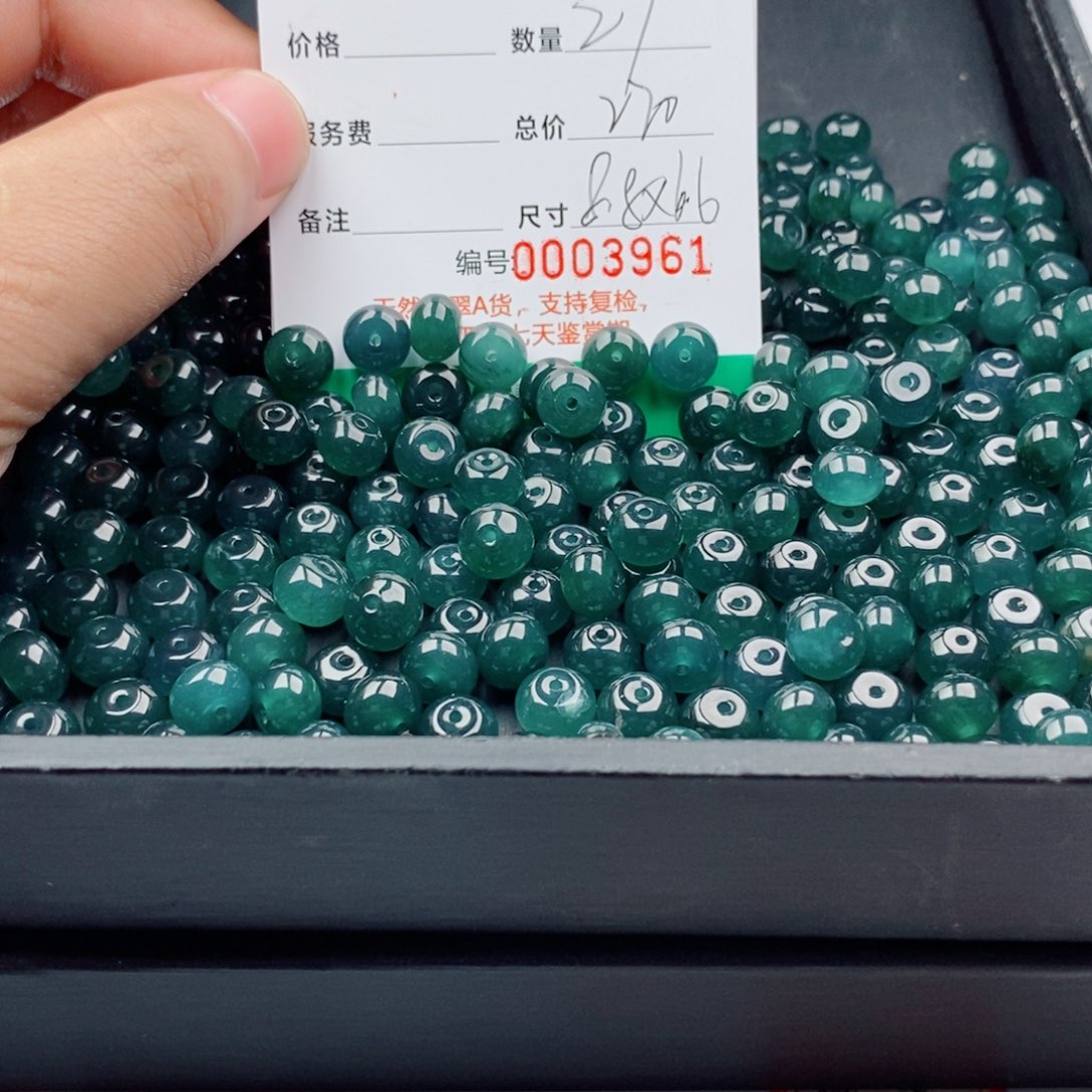 翡翠未镶嵌手链多样性发自选