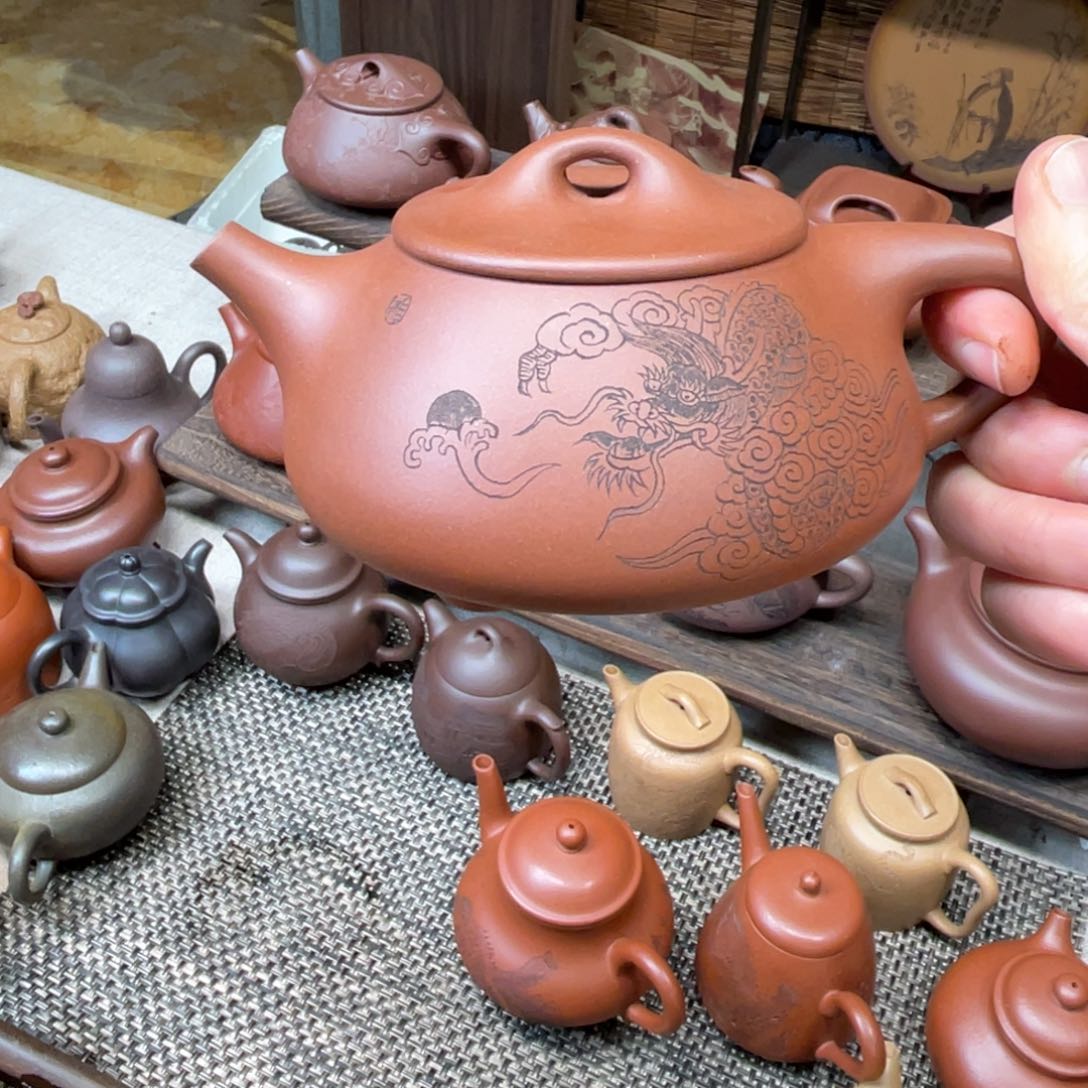 紫砂茶壶宜兴原矿紫砂手工制320