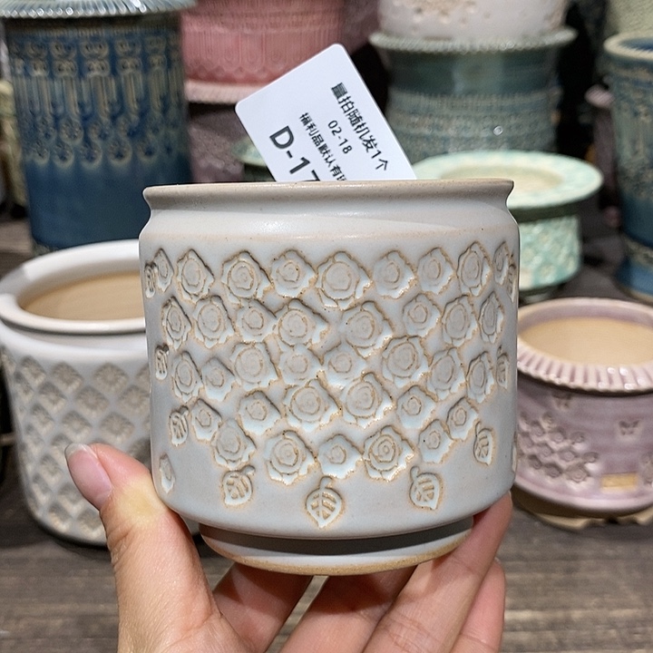 七里烧花盆2-18-176口径6