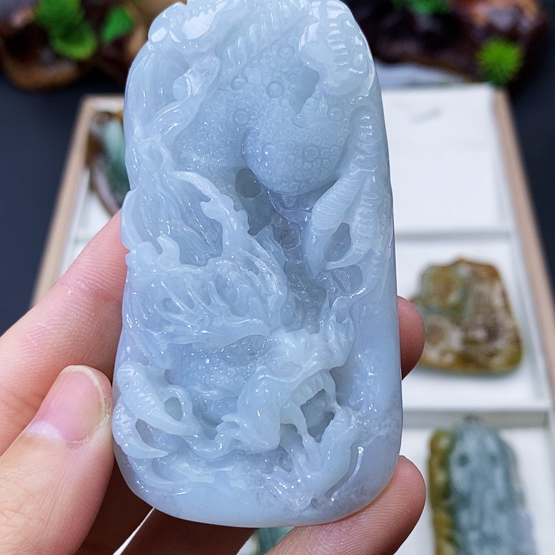 颈饰未镶嵌翡翠狄*缅甸翡翠a货