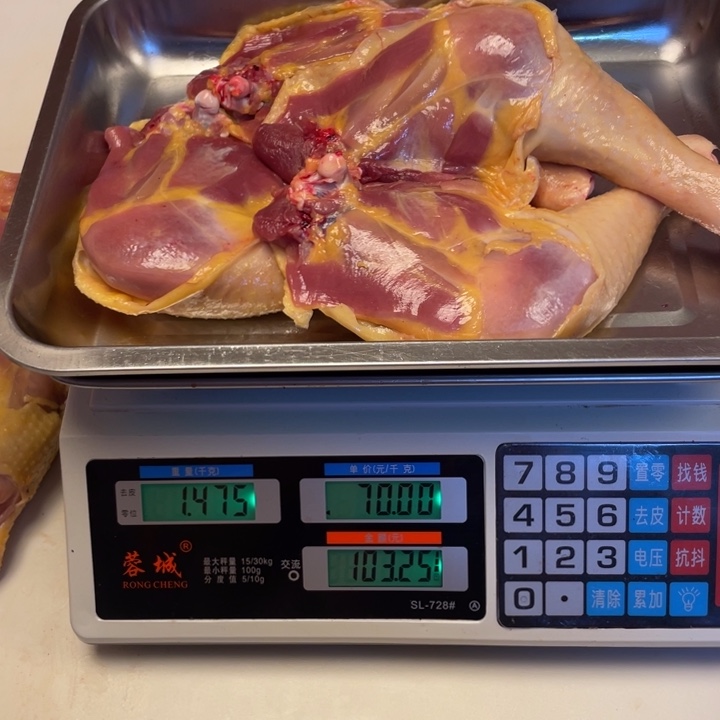 低温冷冻60天中国大陆食用农产品鸡腿