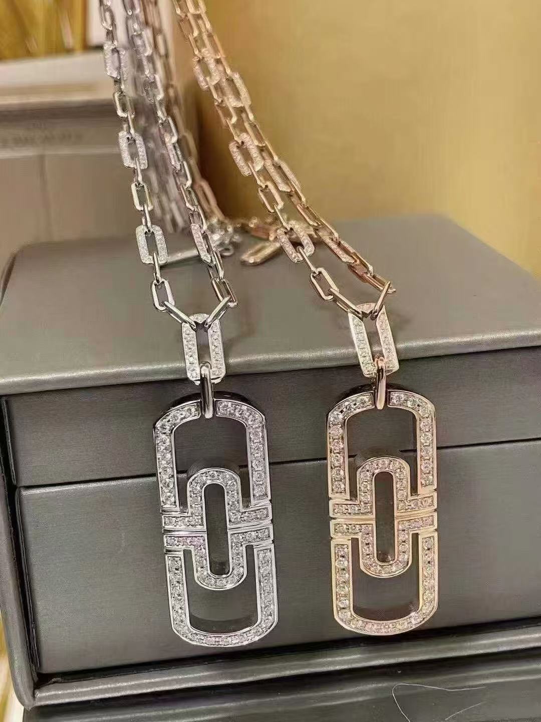 回形针气质高奢链-ins设计师款丝巾百搭洋气气质