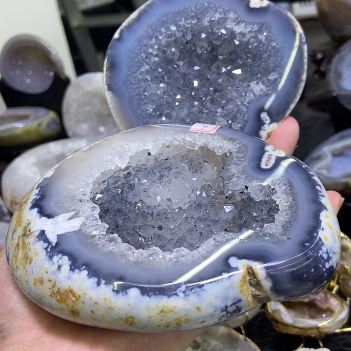 水晶珠宝半成品未镶嵌聚宝盆