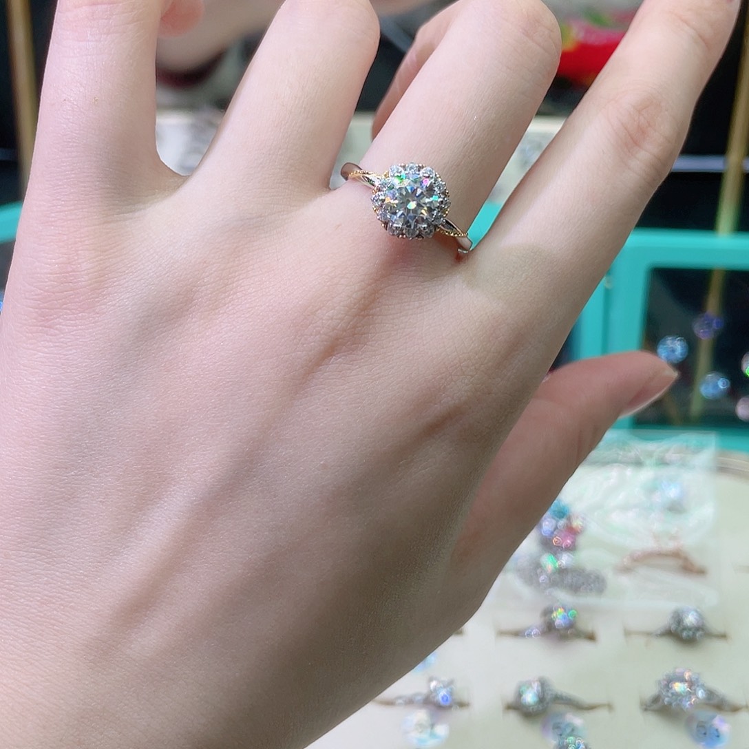 925银大理石藤蔓双色手捧花断码福利不退换6