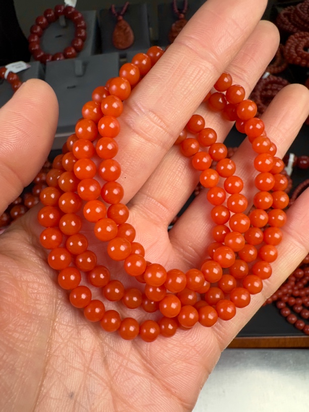 南红玛瑙满色手串5.8
