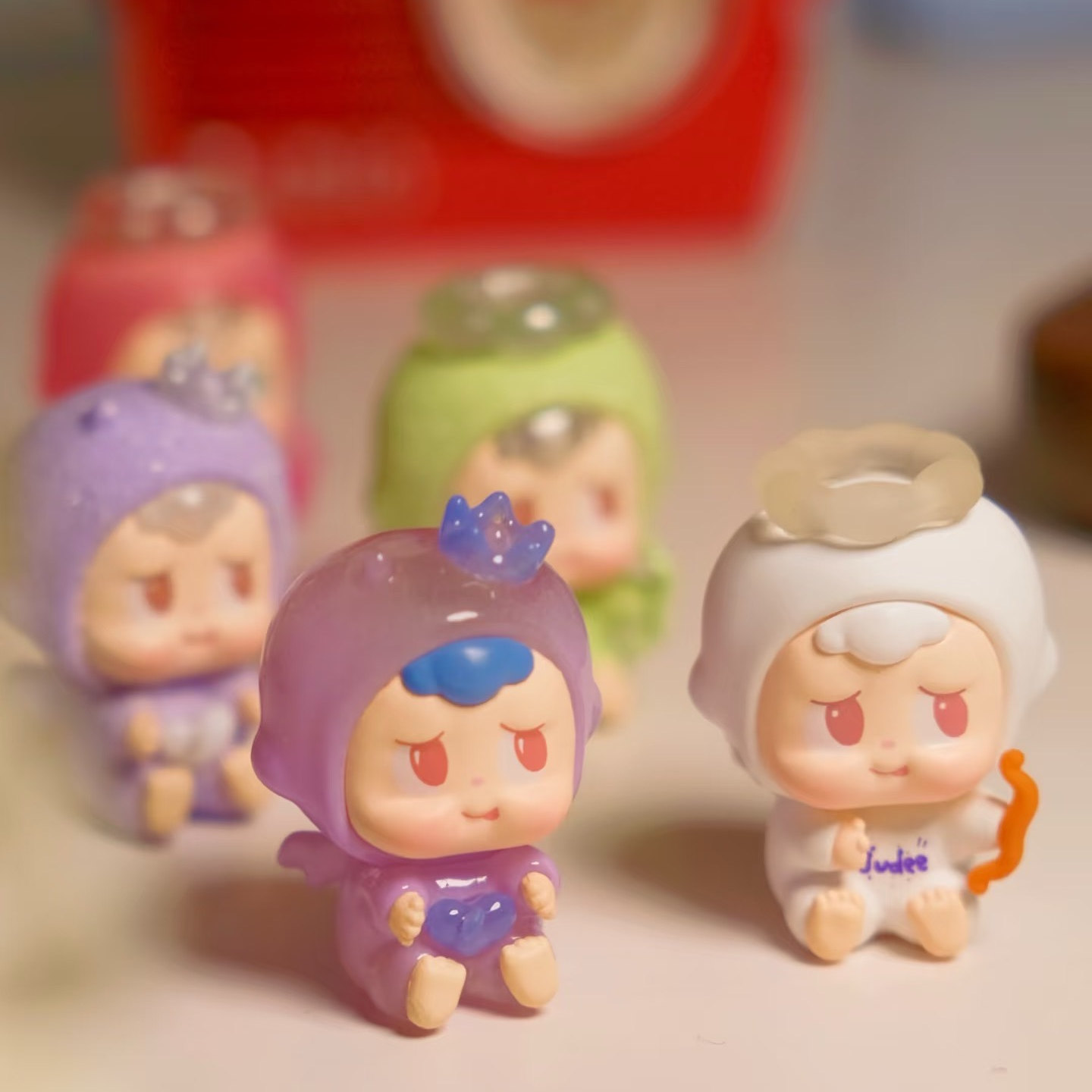 【拆盒】子涵家找最大Judee初代缤纷萌粒盲盒手办