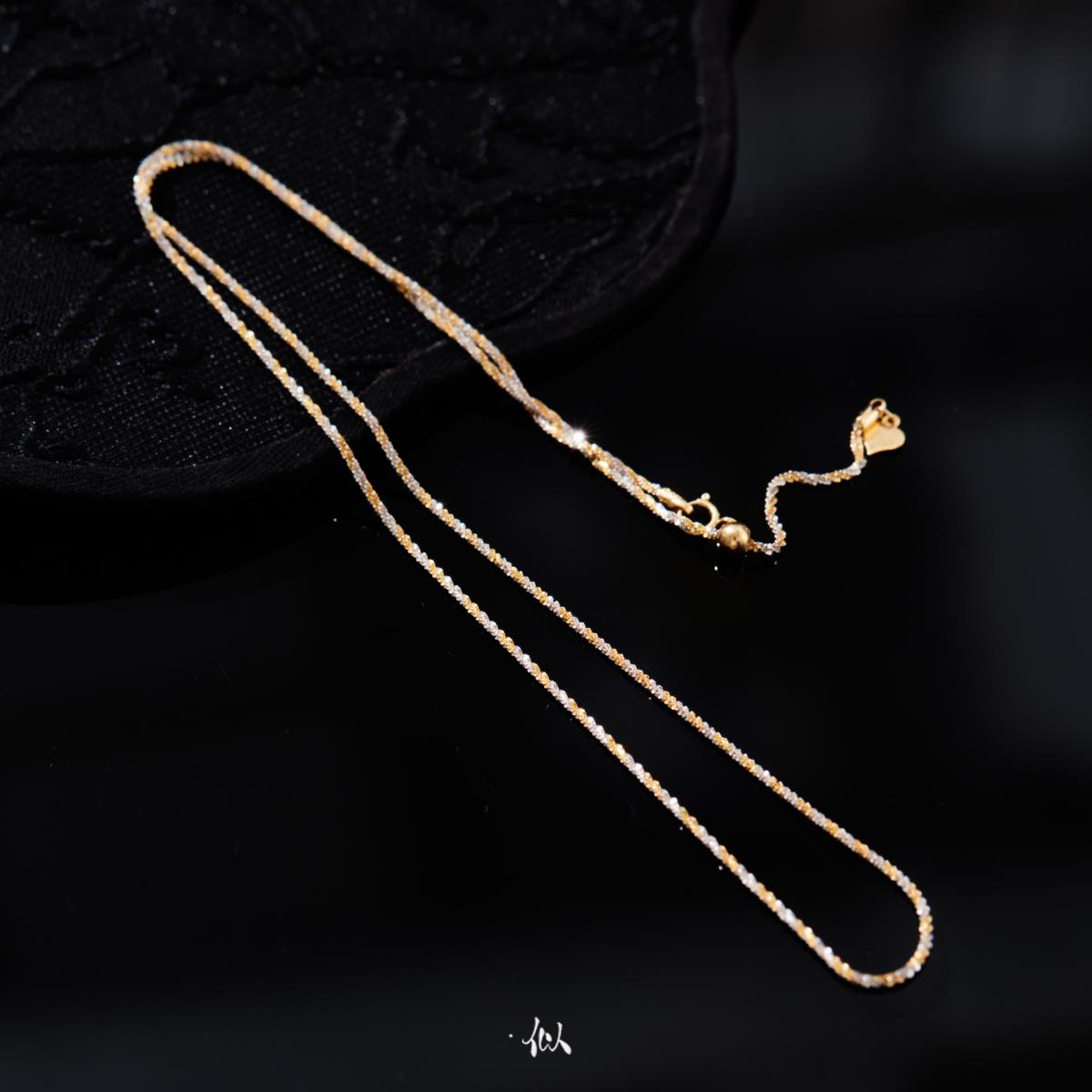 【星河】·似梓珠宝· 18K双色项链 SZCC380471