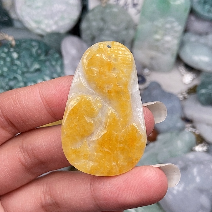 颈饰未镶嵌翡翠翡翠