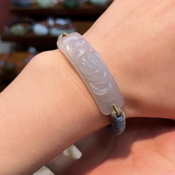 和田玉未镶嵌手链