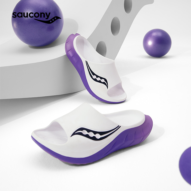 【达人专属】Saucony索康尼Cradle2运动拖鞋男女沙滩鞋子外穿凉拖鞋