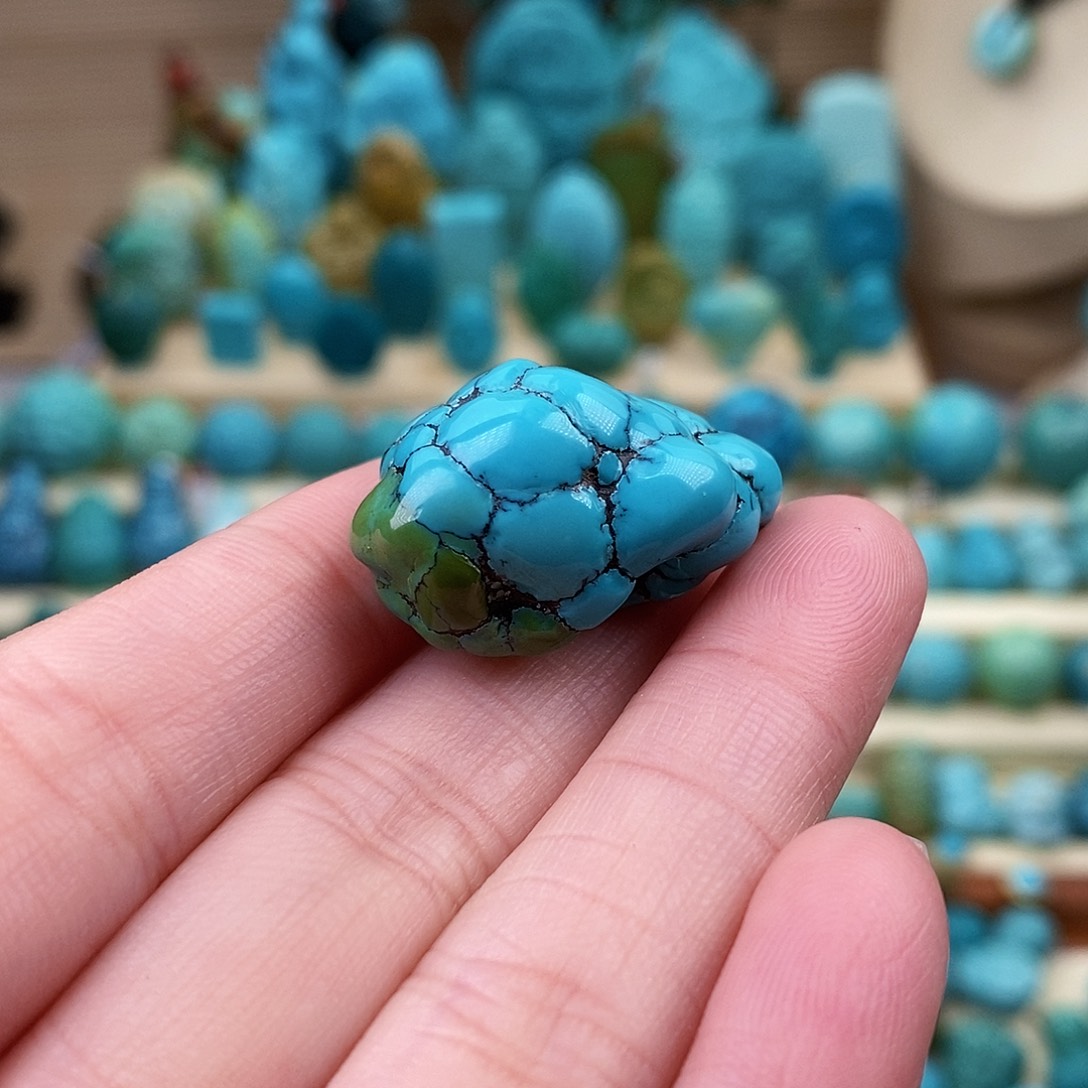 绿松石珠宝奇石未镶嵌