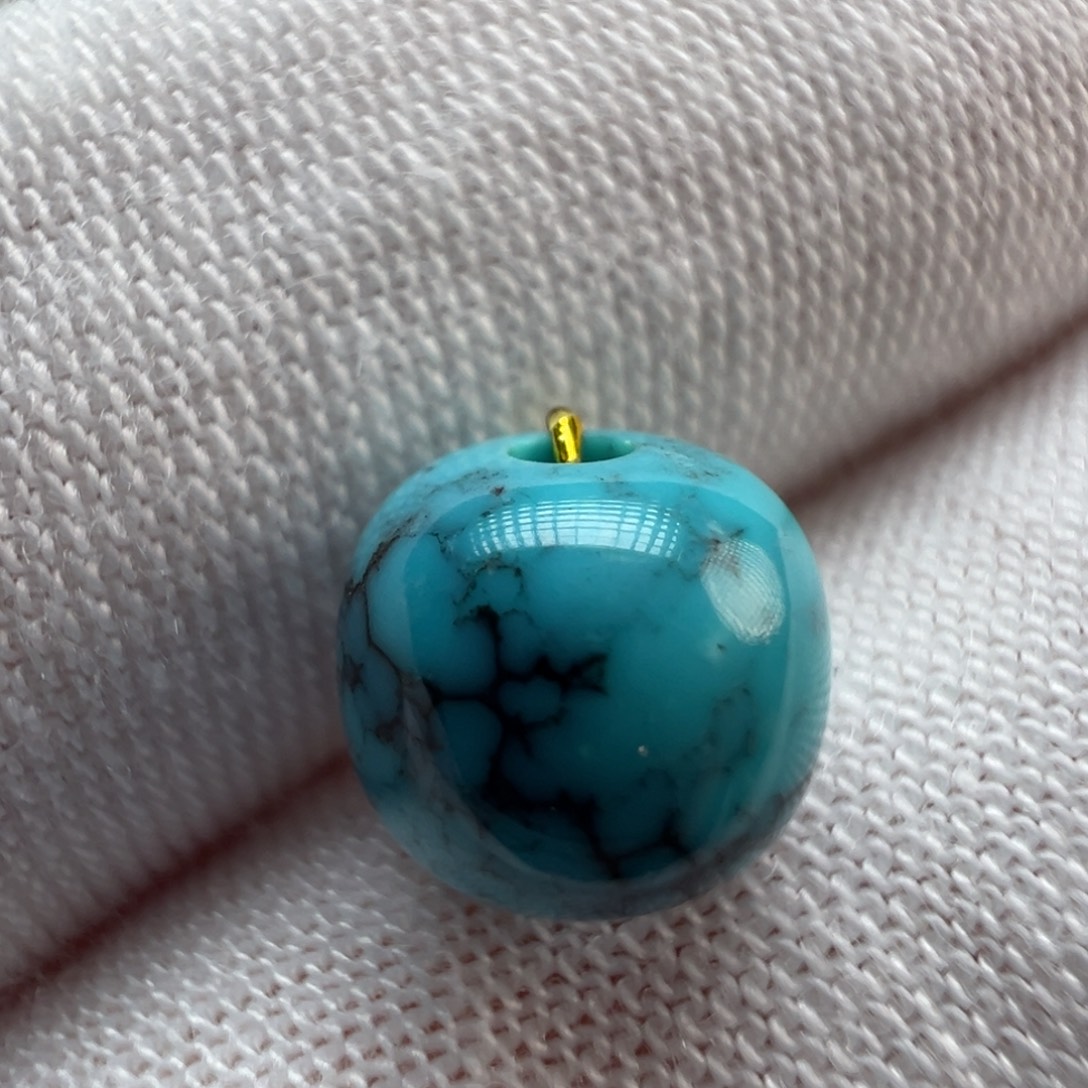 绿松石未镶嵌配饰8*7.1