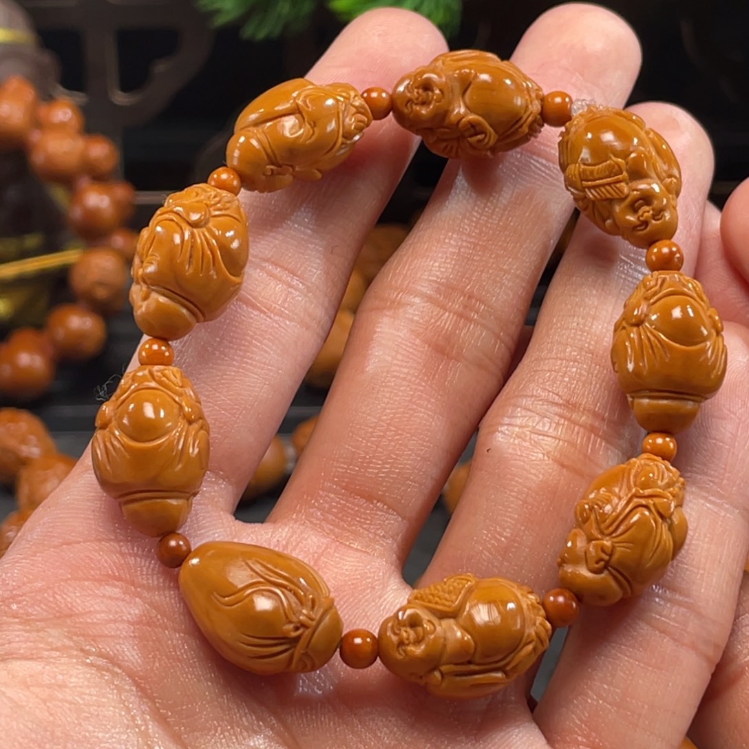 手串/手链橄榄核1.2小籽弥勒B6539福利