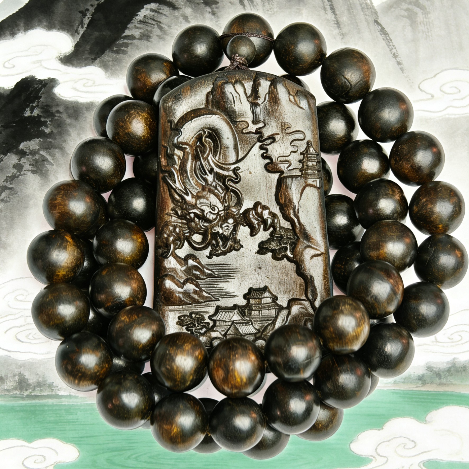 沉香A1004文玩挂件手链多样性发其一