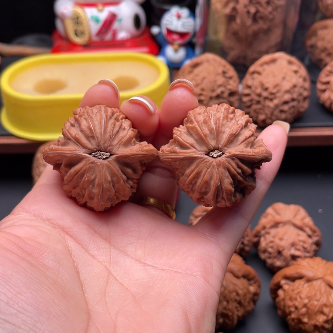 心***向把件文玩核桃磨盘40