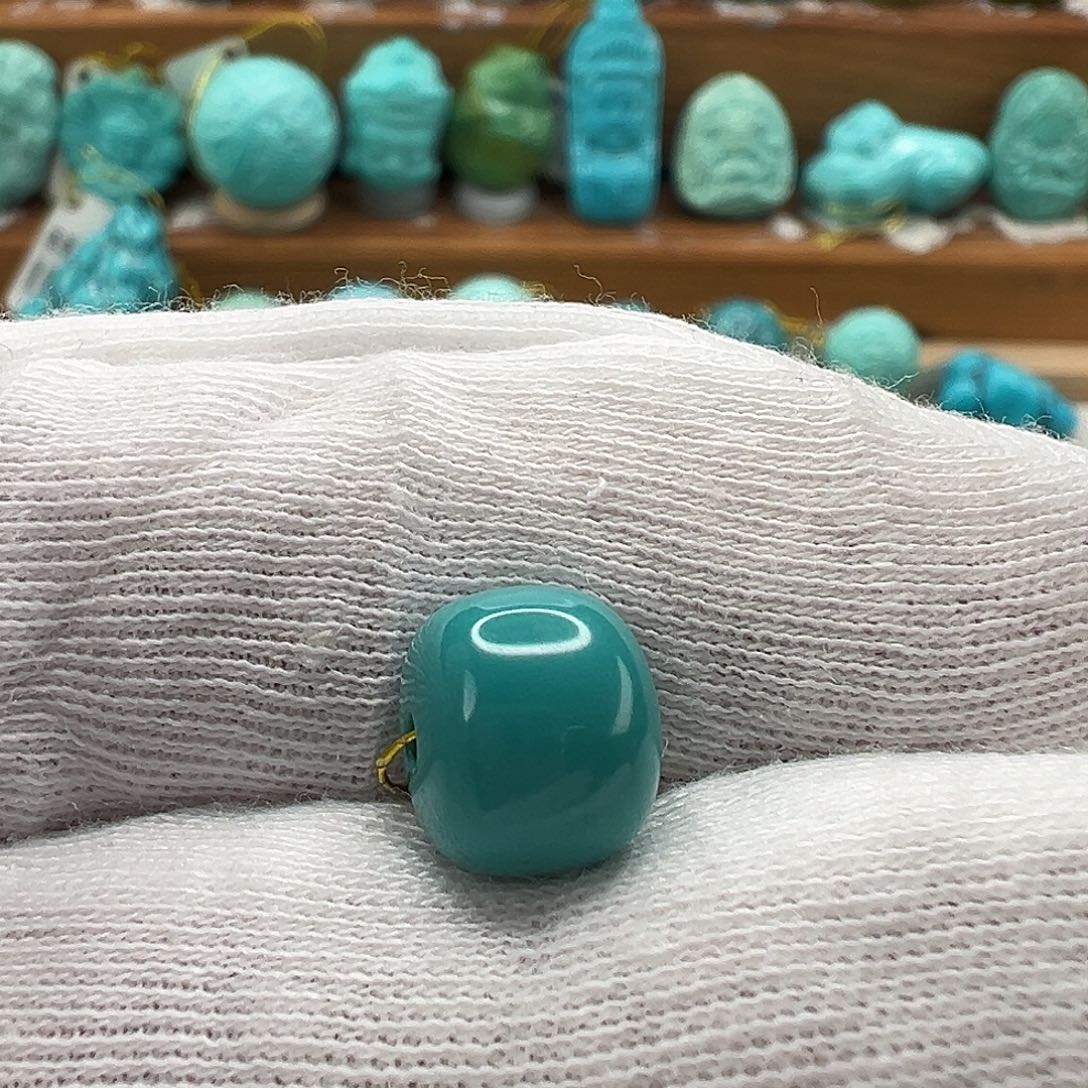 绿松石老型珠 未镶嵌