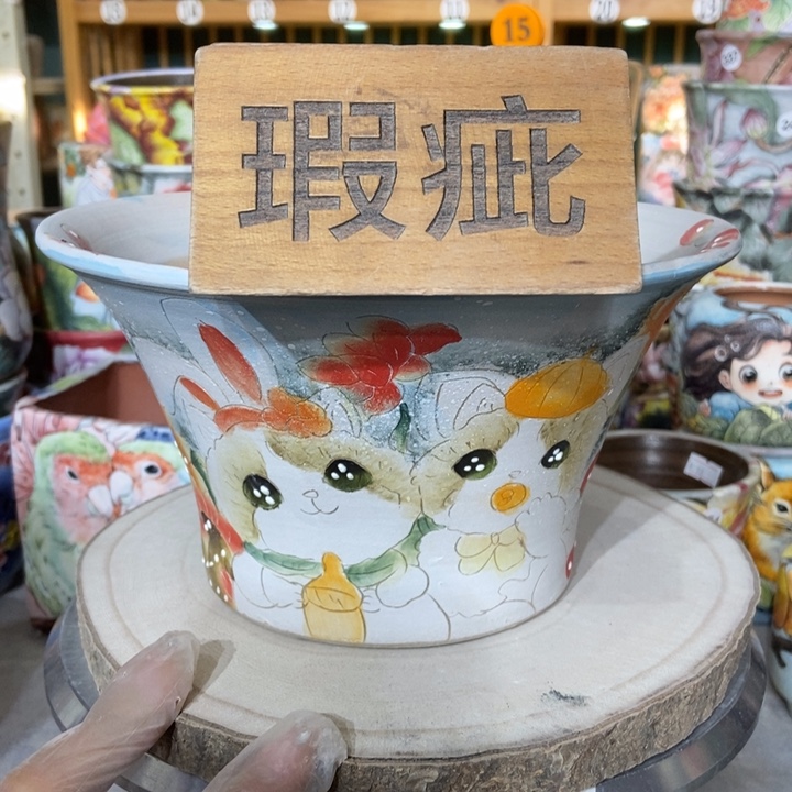 红陶景德镇艺术手绘作品